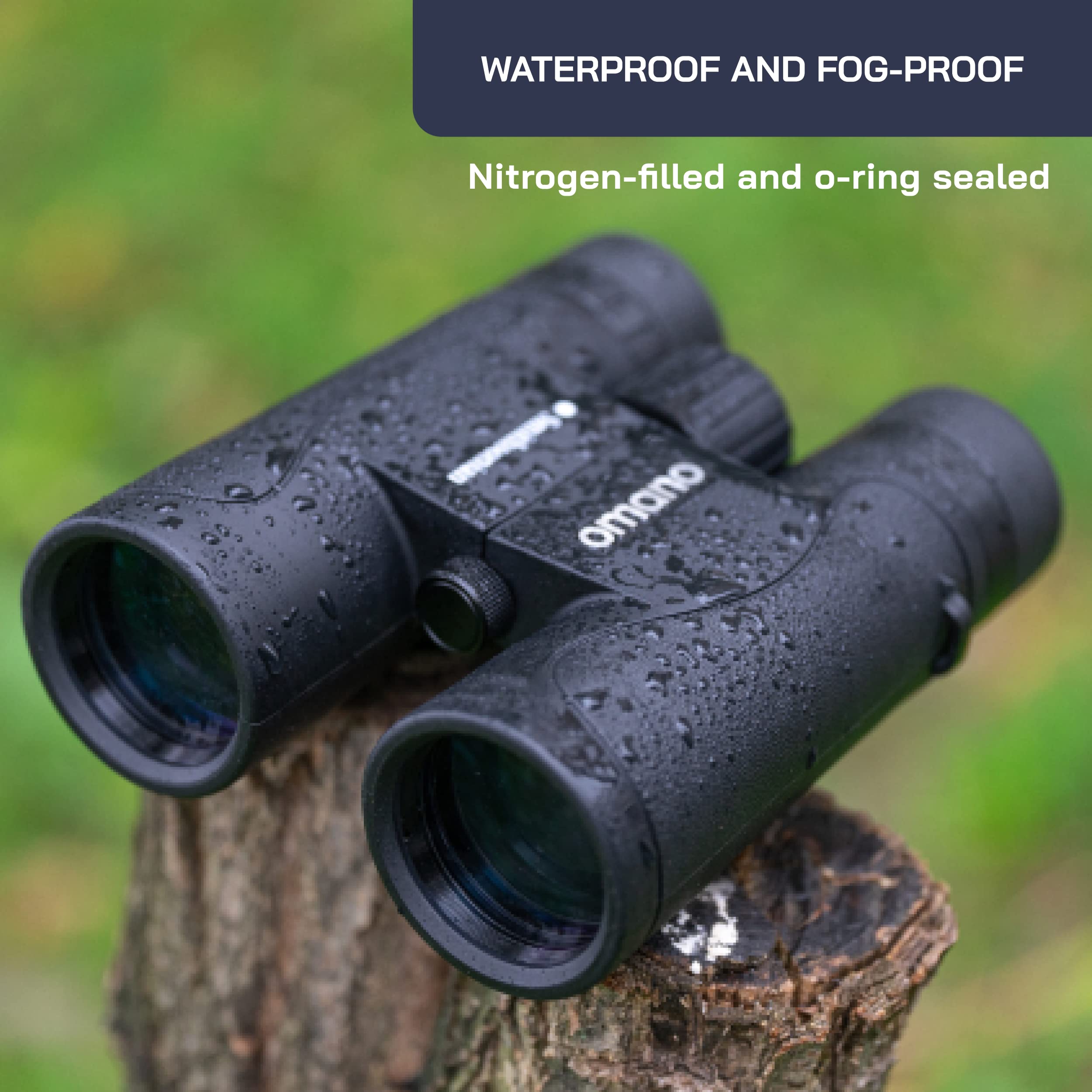 Bird Watching Binoculars For Adults By Smithsonian   10X42 Binoculars For Bird Watching, Hiking, Travel   Birding Binoculars Wit